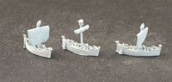 Skytrex Triton 1/600 scale Ancient Galleys AG18 Germanic Migration Longship (x 3)