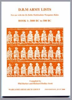 WRG: DBM Army Lists Book 1 3000BC - 500BC