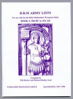 WRG: DBM Army Lists Book 2 500BC - 476AD