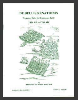 WRG: DBR (De Bellis Renationis) Renaissance Rules Version 1.1 (pub 1997)