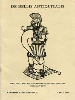 WRG: De Bellis Antiquitatis (DBA) Ancient Wargame Rules 1990