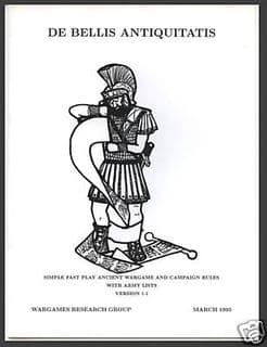 WRG: De Bellis Antiquitatis (DBA) Ancients Wargame Rules 1.1