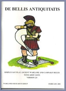 WRG: De Bellis Antiquitatis (DBA) Ancients Wargame Rules Version 2.0 Feb 2001