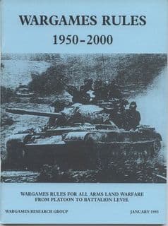 WRG: Wargames Rules 1950-2000 by Phil Barker