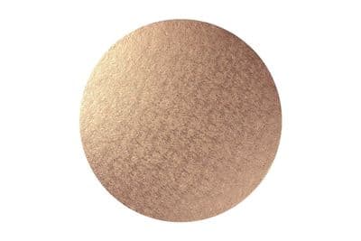 10 inch Round 3mm Double Thick Cake Card Rose Gold