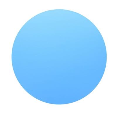 10 Inch Round Blue Round Matt Masonite Board