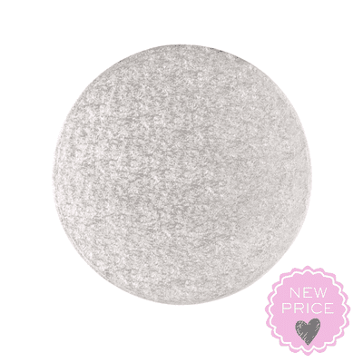 13 inch Round Silver Cake DRUM / Boards 12mm Thick