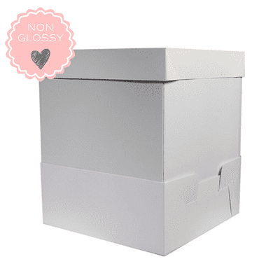 14 inch STANDARD non glossy Cake Box Extension Sleeve