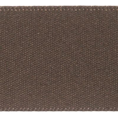 15mm Berisfords Satin Ribbon Cuban Brown (9) - 1 Metre Length