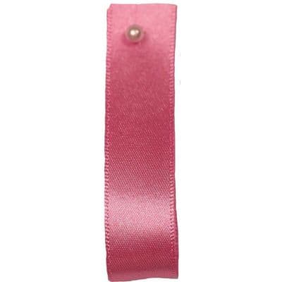 15mm Berisfords Satin Ribbon Hot Pink (52) - 1 Metre Length