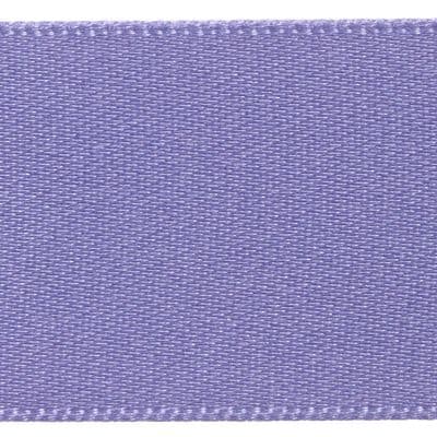 15mm Berisfords Satin Ribbon Moonlight Silver / Purple (490) - 20m Reel