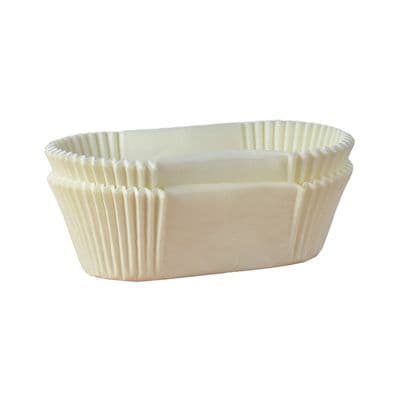 2lb Loaf Cake Tin Liners - White - Pack of 40