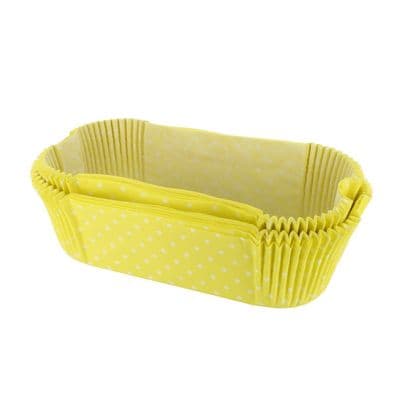2lb Loaf Liners - Yellow Spot- Pack of 40