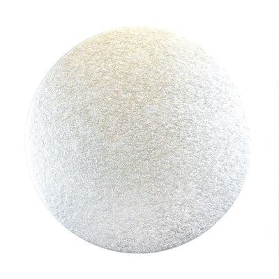 3 inch Round Small Silver Single Thick Cake Card 1.5mm