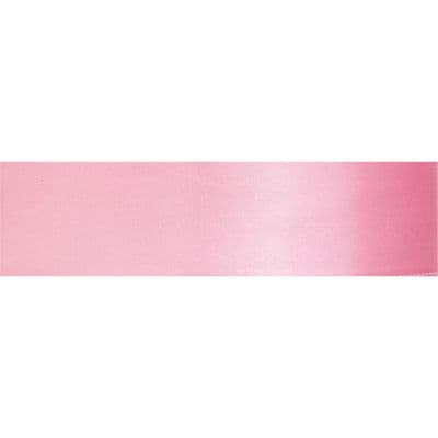 Baby Pink Plain Double Faced Ribbon 12mm Reel (20m Reel)