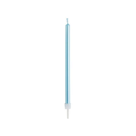 Blue Pearly Candles