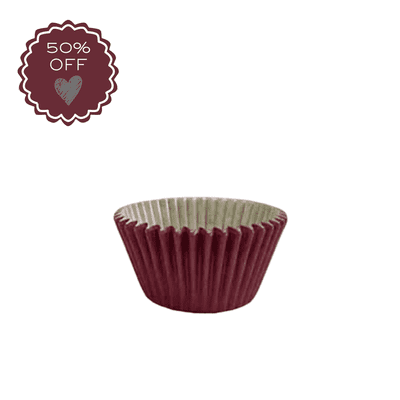 Bulk Burgundy Cupcake / Muffin Cases Pack of 180 Approx