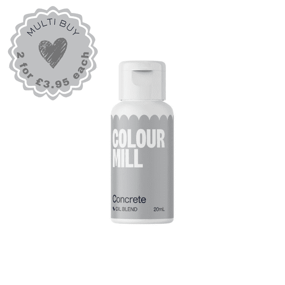 Colour Mill Oil Based Food Colouring - Concrete