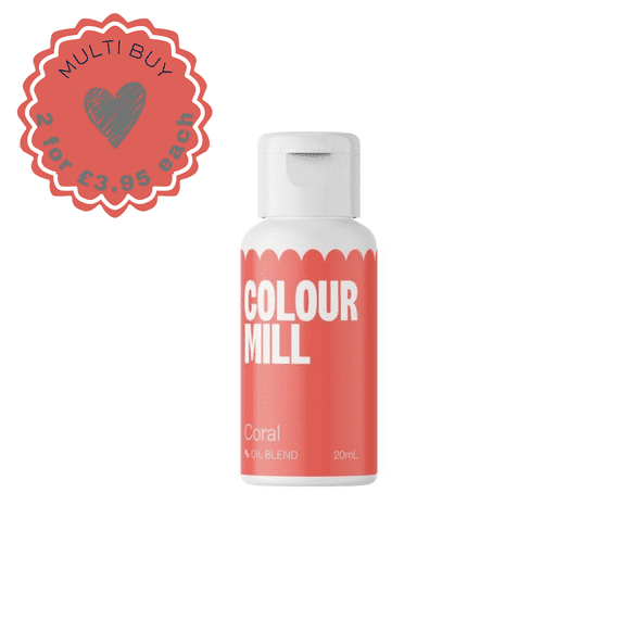Colour Mill Oil Based Food Colouring - Coral