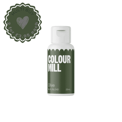 Colour Mill Oil Based Food Colouring - Olive