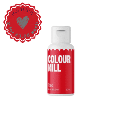 Colour Mill Oil Based Food Colouring - Red