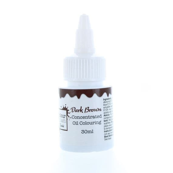 Colour Splash Classic - Oil Colour Dark Brown 30ml