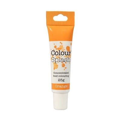 Colour Splash Edible Food Colouring Paste / Gel Orange 25g