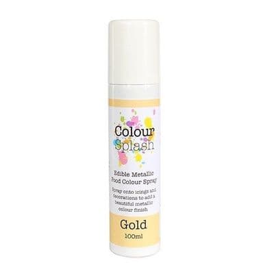 Colour Splash Edible Food Gold Lustre Spray 100 ml