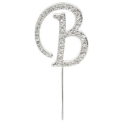 Diamante Cake Topper Birthday / Letters Pick - B