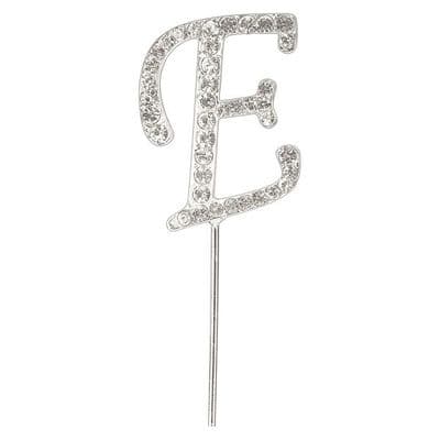 Diamante Cake Topper Birthday / Letters Pick - E