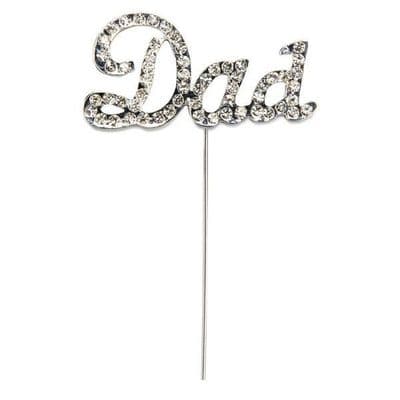 Diamante Cake Topper Pick Dad Pick
