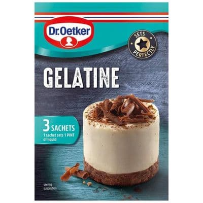 Dr Oetker Gelatine Sachet 3 x 12g