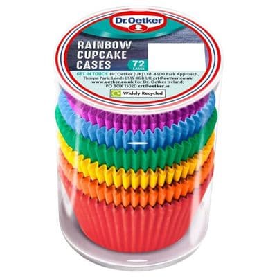 Dr. Oetker Rainbow Cupcake Cases x 72