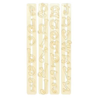 FMM Funky Alphabet Letters Lower Case Tappits Cutter Set
