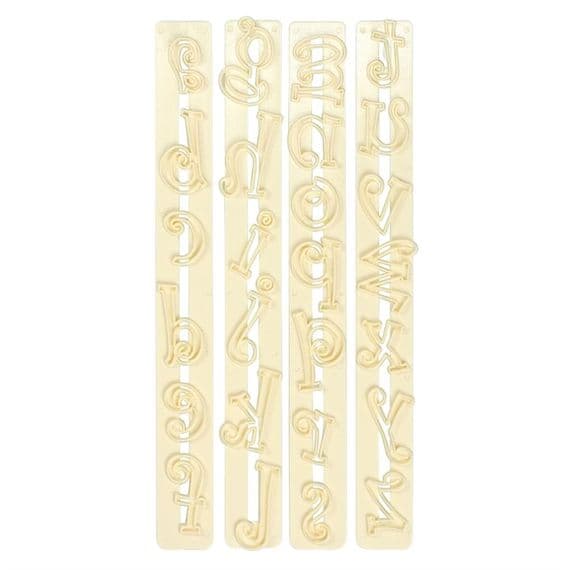 FMM Funky Alphabet Letters Lower Case Tappits Cutter Set
