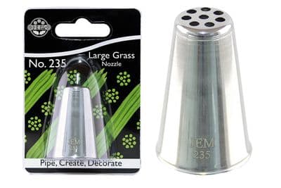 Jem Icing / Piping Nozzle Large Hair / Grass Multi-opening Nozzle 235