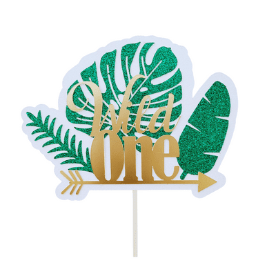 Kelsi Marsh - First Birthday Safari Themed Glitter Cake Topper