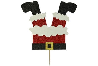 Kelsi Marsh - Santa Legs Cake Topper