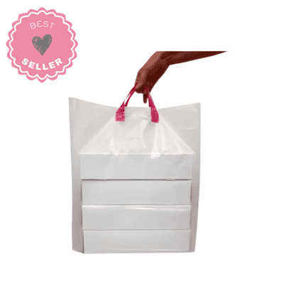 Large Cupcake Carrier Bag – Fits 3–4 x 12 Hole Cupcake Boxes