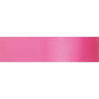 Lipstick Pink Plain Double Faced Ribbon 12mm Reel (20m reel)