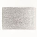 Oblong Silver 3mm Double Thick Cake Cards