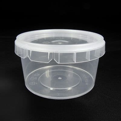 Plastic Tamper Evident Food Safe Sealable Tub (New 120ml size)