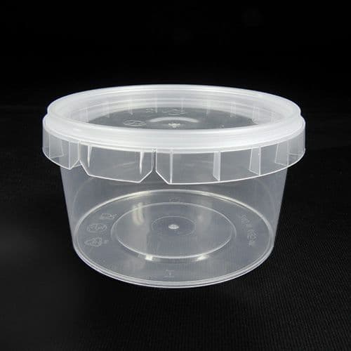 Plastic Tamper Evident Food Safe Sealable Tub (New 120ml size)
