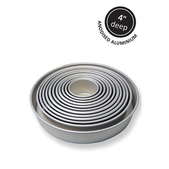 PME 6 inch x 4 inch Deep Round Cake / Baking Tin