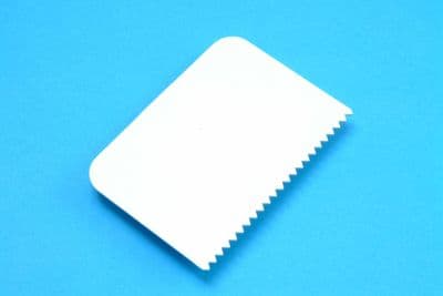 PME Combed Plastic Cake Side Scraper