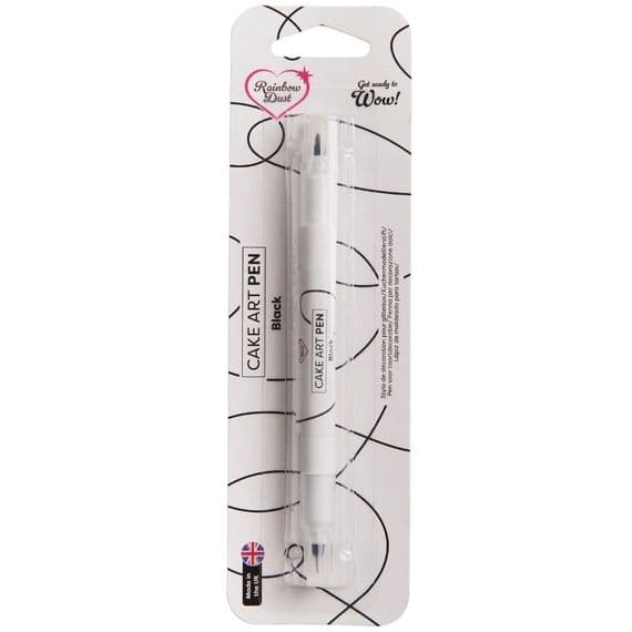 Rainbow Dust Double Ended Pen - Black