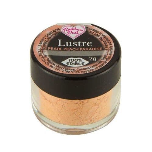 Rainbow Dust Edible Lustre Dust Silk Range Peach Paradise