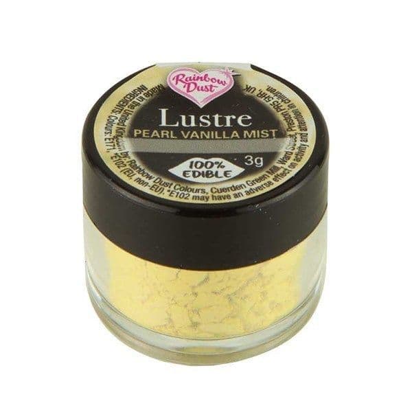 Rainbow Dust Edible Lustre Dust Silk Range Vanilla Mist Ivory