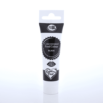 Rainbow Dust ProGel Black Gel Food Colouring