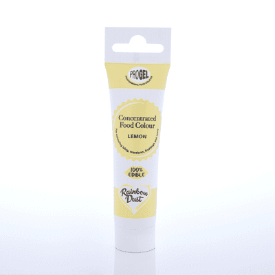 Rainbow Dust ProGel Lemon Yellow Gel Food Colouring